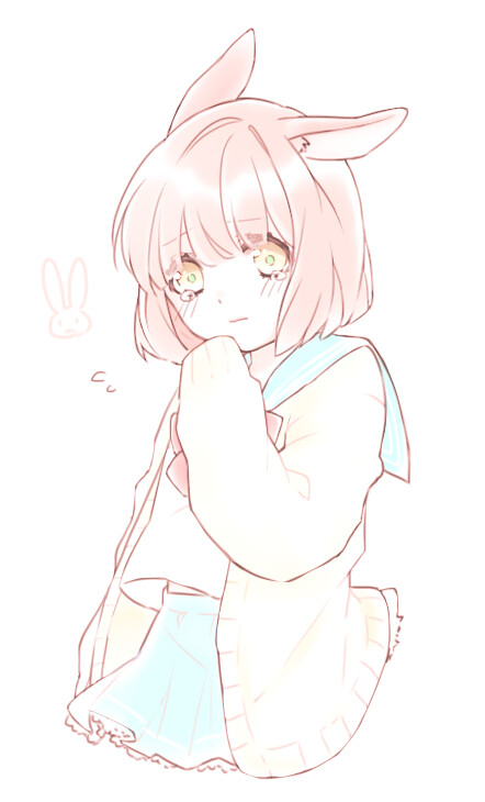 插画手绘 二次元 动漫 萌 壁纸