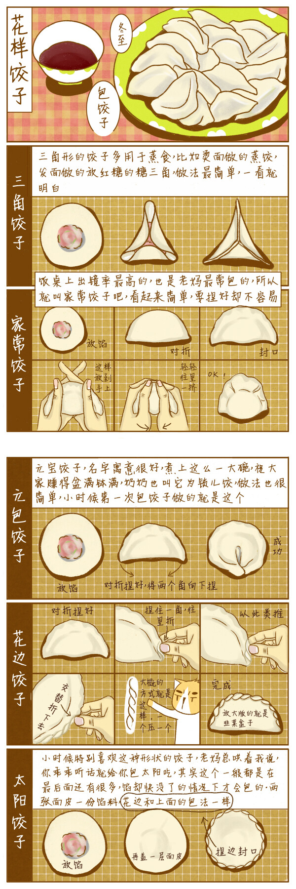 花色饺子的做法图解图片
