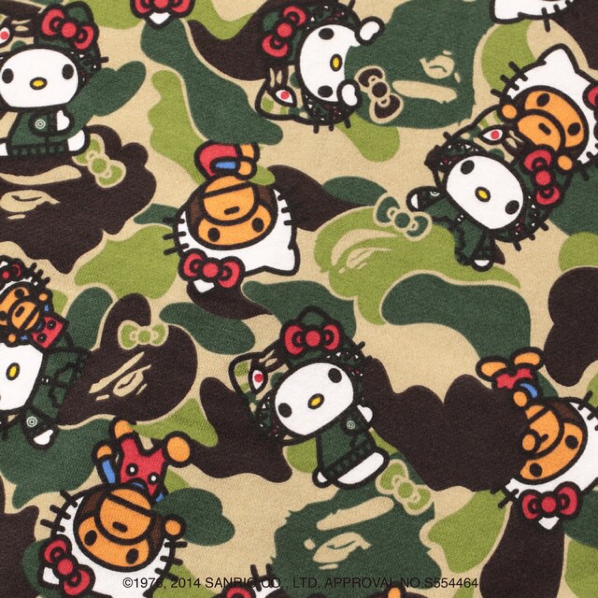 迷彩milo,kitty