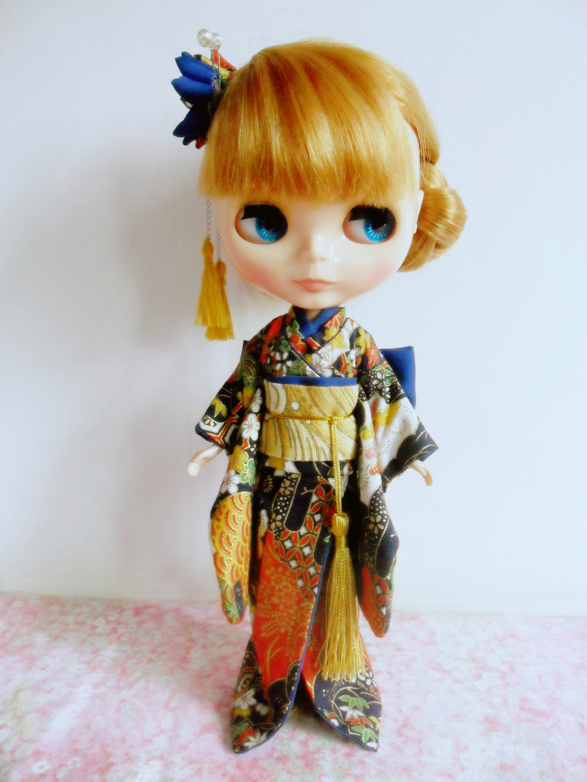 blythe手工娃衣和服