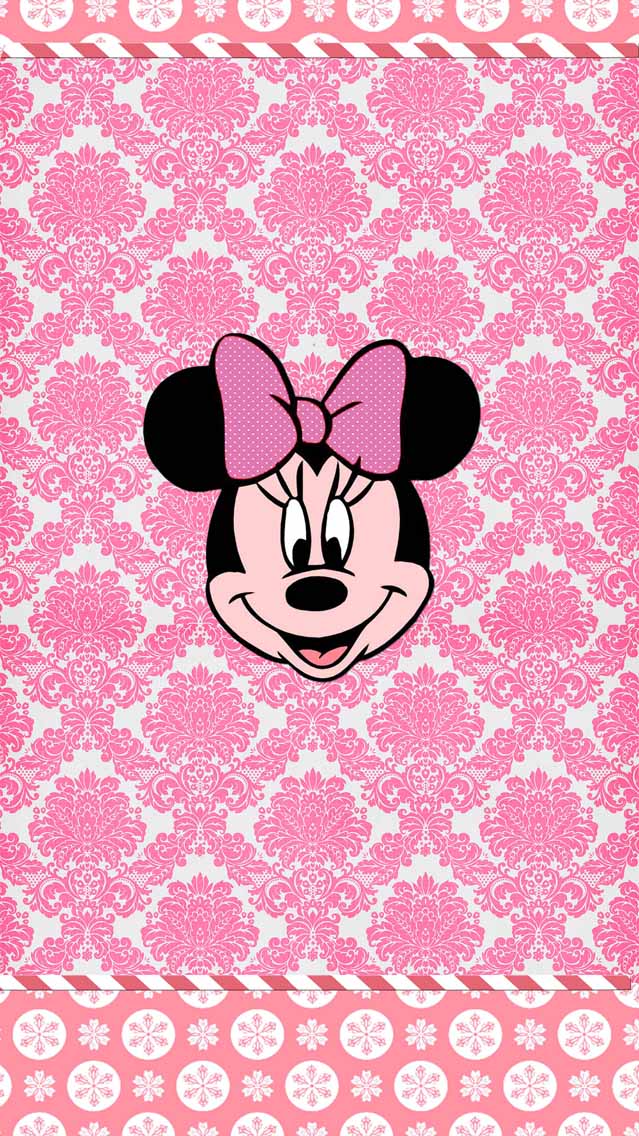 米妮壁纸粉色图片