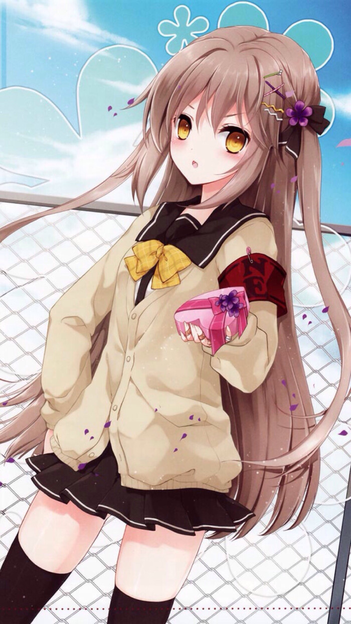 华丽人物插画★二次元★loli★少女★iphone壁纸锁屏