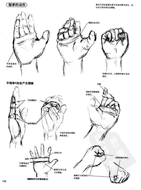 掌握一些画手的技巧也很重要,例如怎么用笔,用粗细或硬软的线条等
