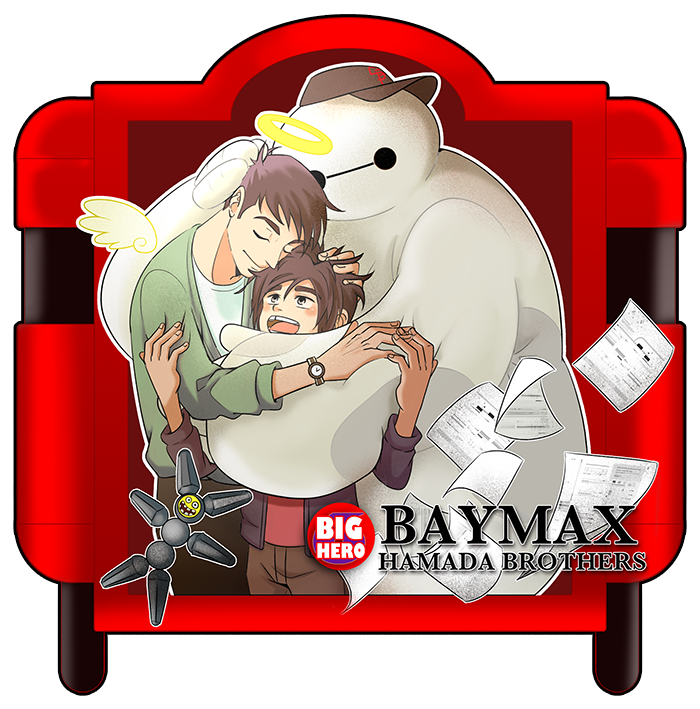 big hero 6(超能陆战队 hiro hamada(小宏 tadashi hamada(泰迪)