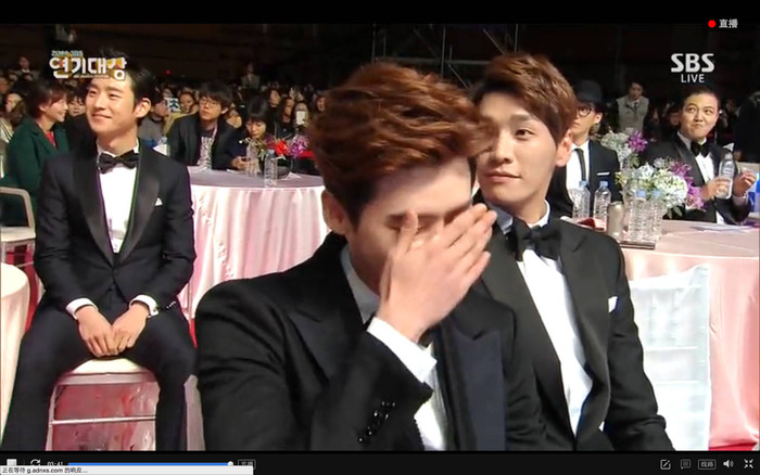 李钟硕#2014 sbs 演技大赏#李钟硕