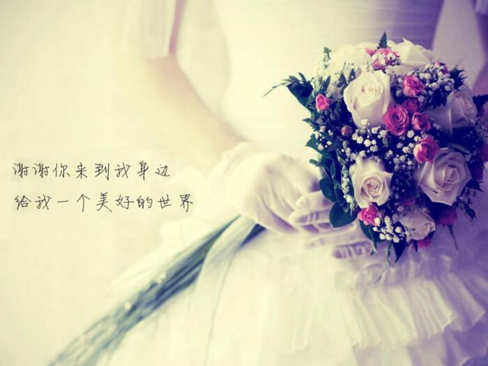 谢谢你来到我身边,给我一个美好的世界 #图侵删