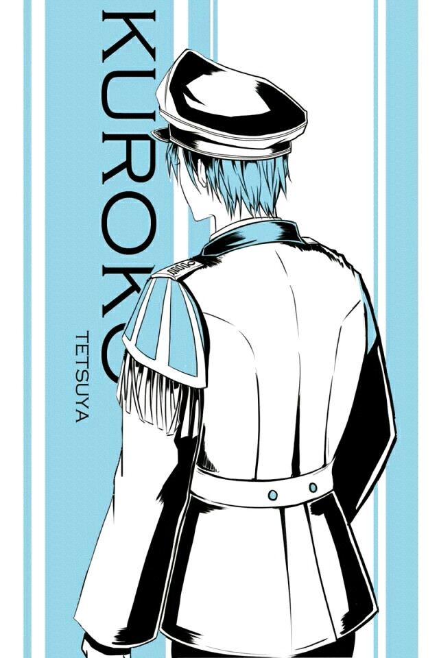 黑子的篮球 黑子哲也 制服 背影