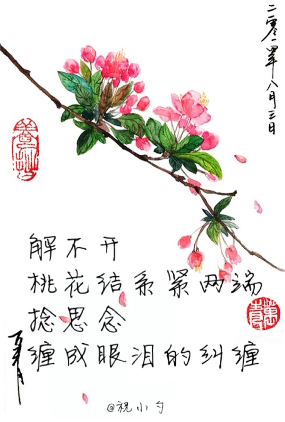 桃花劫文字图片图片