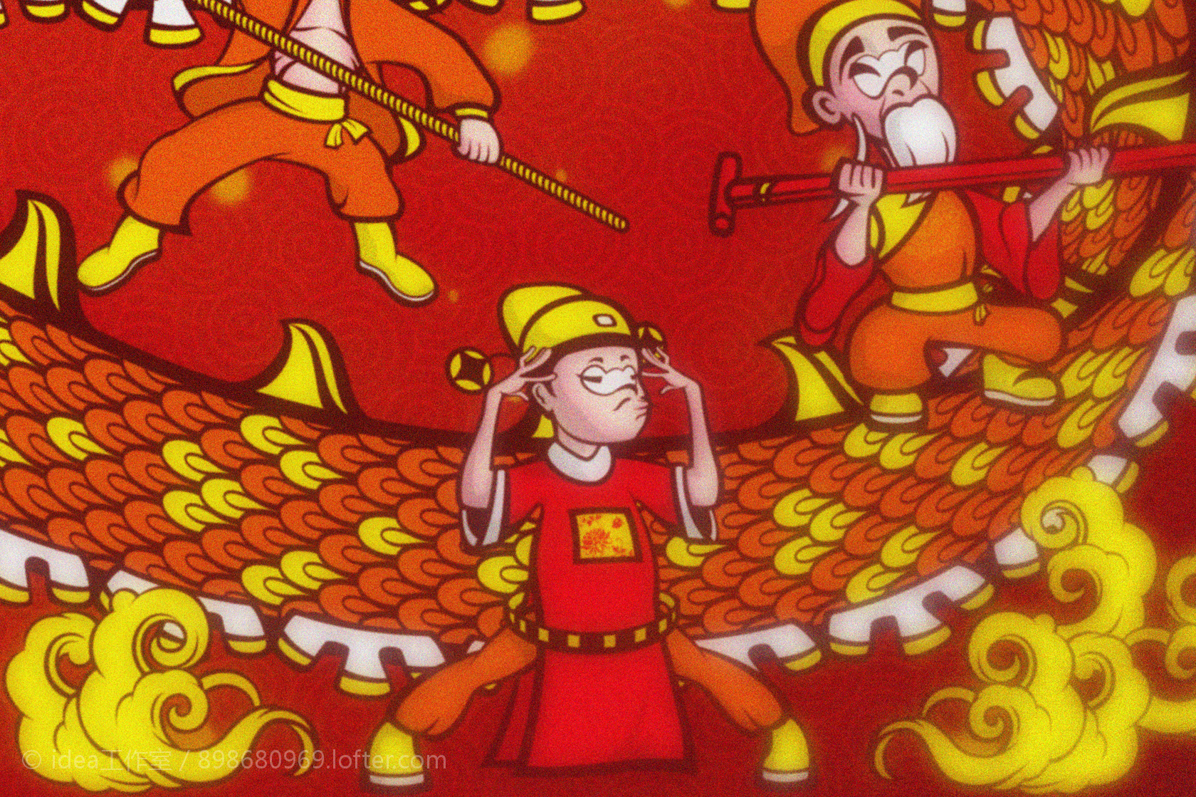 潮汕文化插画辑—《盛世元凯》