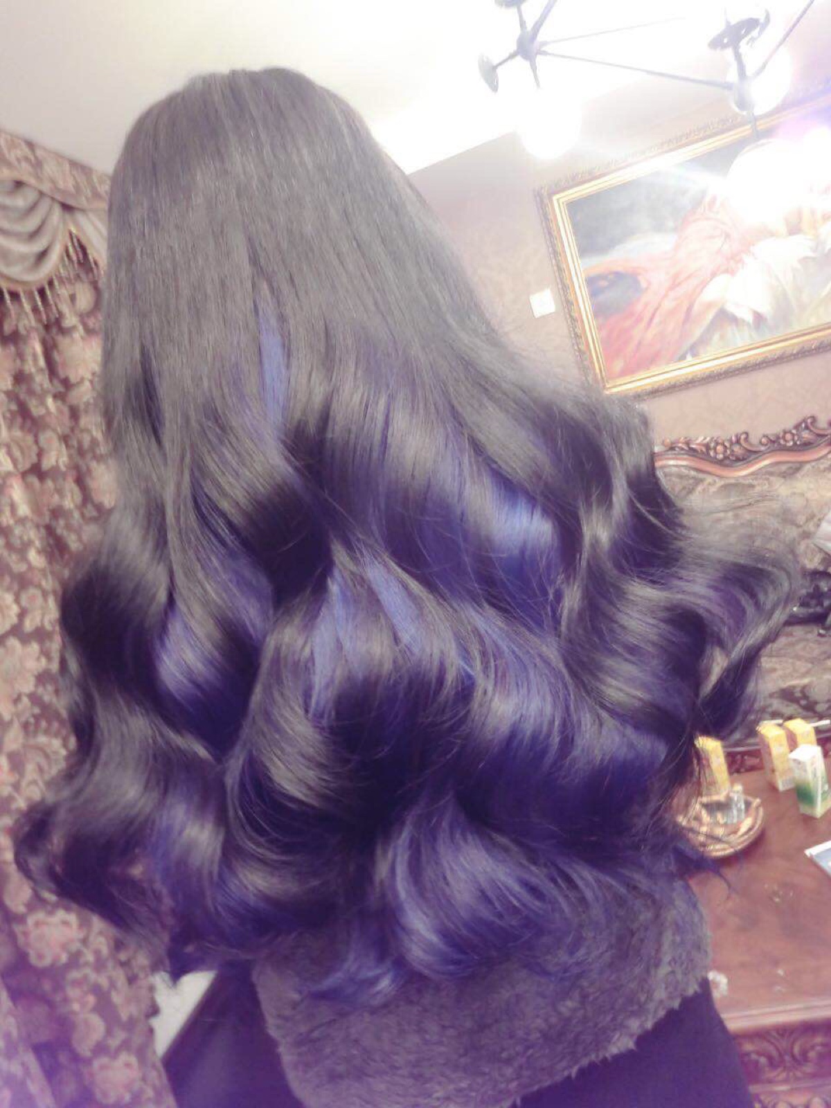 长发 卷发 波浪卷 挑染