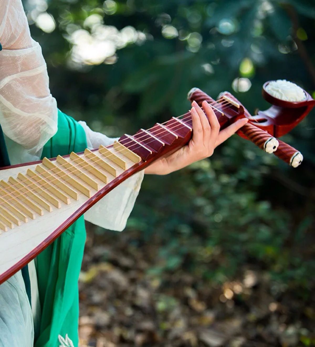 一直都觉得琵琶是一种非常抢眼的美丽,不内敛,很张扬,很锋利,如繁花