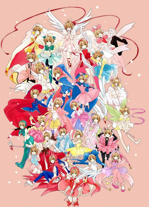 是日本漫画团队clamp,在杂志《nakayoshi》上连载的魔法少女漫画作品