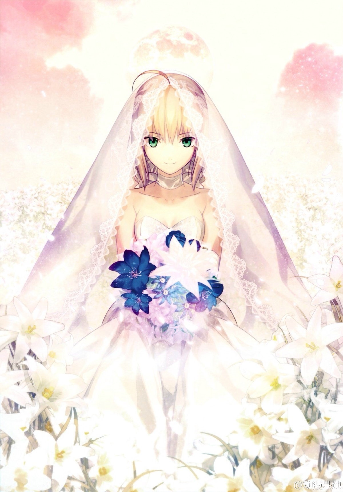 saber 婚纱美爆