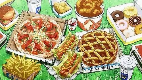 【美食美图】 零食 点心 烘焙 吃货 拉仇恨必备~动漫 手绘 ( ω )