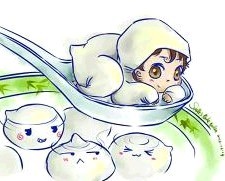 汤圆拟人图