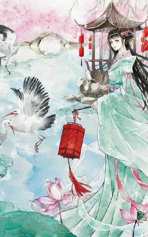 清新插画～唯意境^o^/暖暖温馨美图～各类古风古韵～简单的图,分享