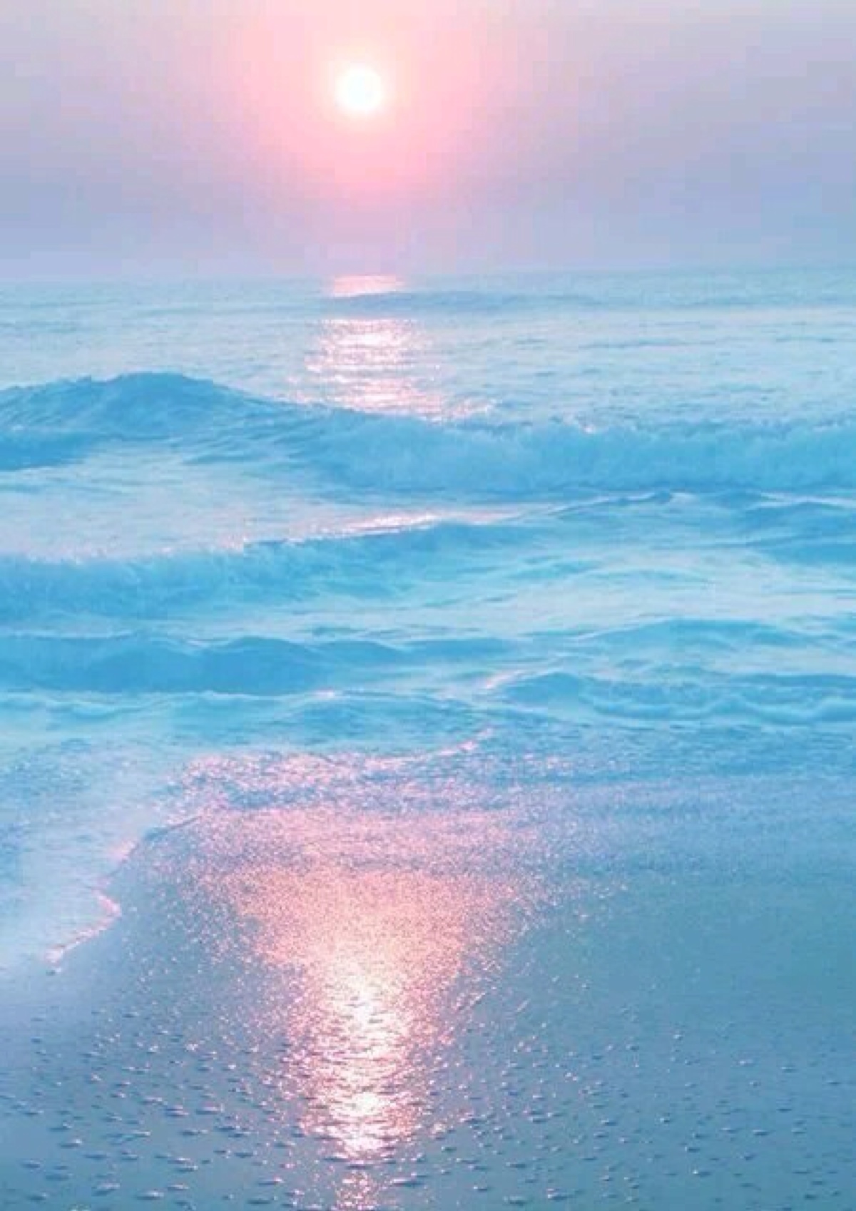 希望有一天能和爱的人,去欣赏这样的light blue.