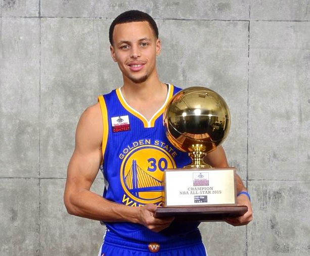 2015年 nba全明星 三分球大赛 冠军 stephen curry 斯蒂芬·库里