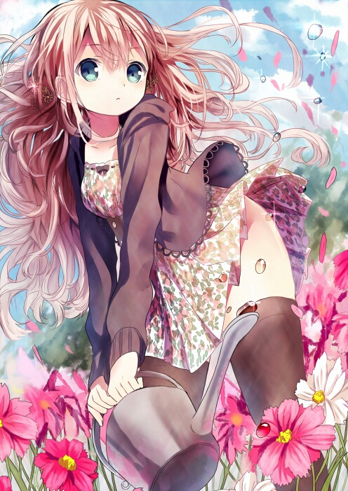ちろちろちろん pixiv id: 48721566 插画 手绘 二次元 少女 萌妹子