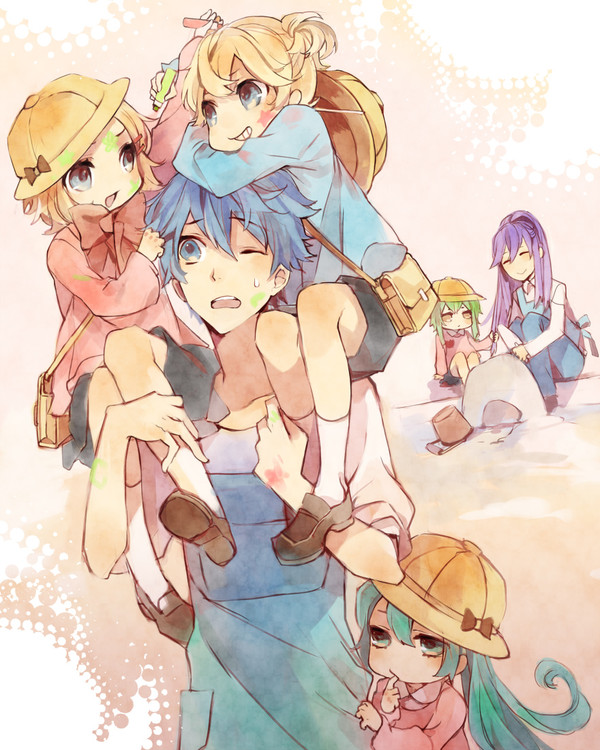 v家/初音未来,镜音双子,kaito,gumi,神威乐步/画师tama