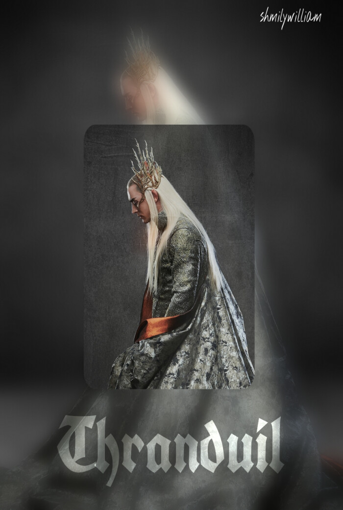 瑟兰迪尔 瑟兰督伊 精灵王 霍比特人 魔戒 「shmilywilliam」出品
