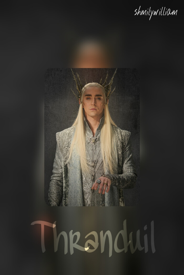 瑟兰迪尔 瑟兰督伊 精灵王 霍比特人 魔戒「shmilywilliam」出品