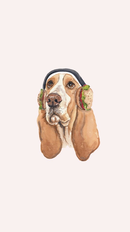 动物系 手绘插图 高清竖屏壁纸