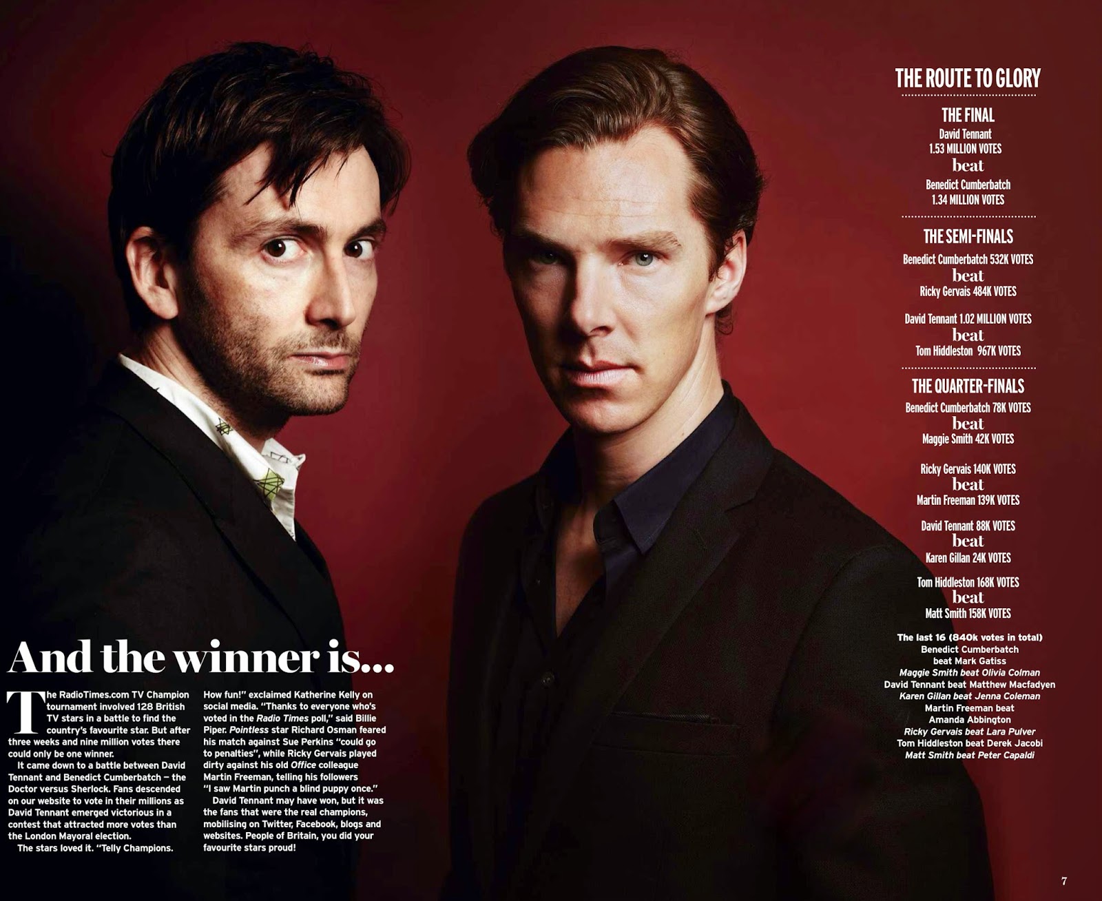 本尼迪克特·康伯巴奇 benedict cumberbatch,大卫·田纳特 david