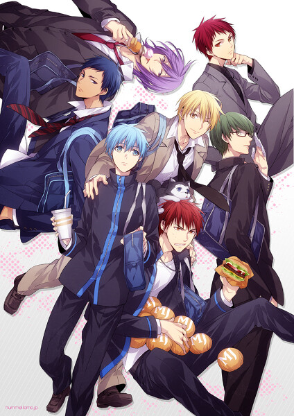 黑子的篮球# #全员# 黄濑凉太 绿间真太郎 紫原敦 赤司征十郎 青峰大