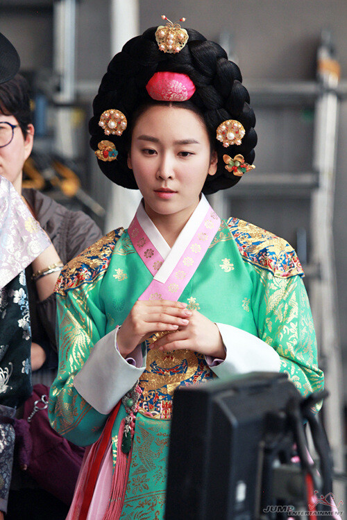 韩国传统发型,发饰