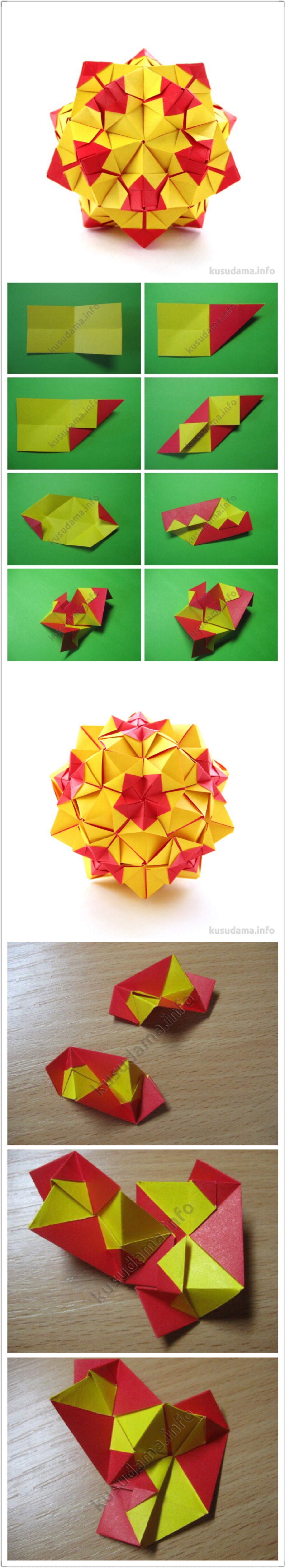 纸花球的做法图片