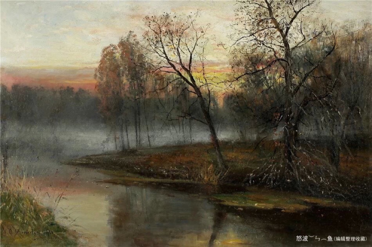 瑞典艺术家 奥洛夫赫梅林油画风景欣赏