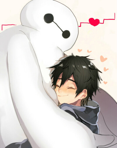 超能陆战队#big hero 6# (●ー●)抱~抱~抱~好想抱抱呆萌的大白~~【id