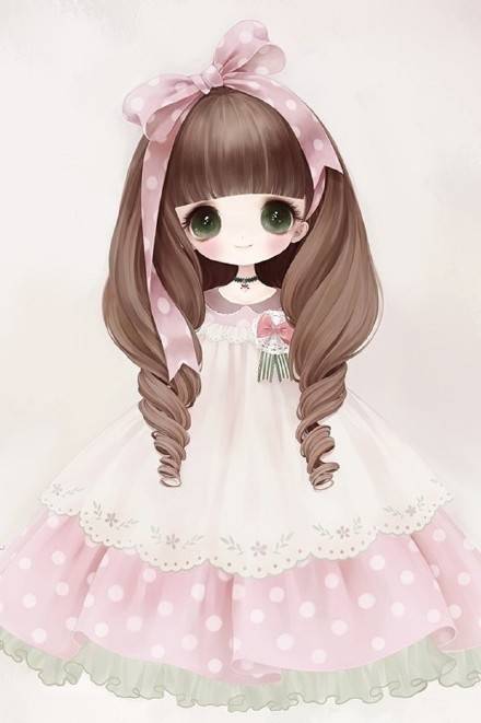 卡通 手绘 插画 动漫 美少女 p站 二次元 萌版女生头像