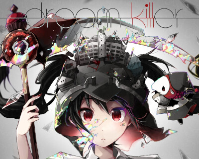 动漫 壁纸,二次元虚拟歌姬,v家初音 杀人梦