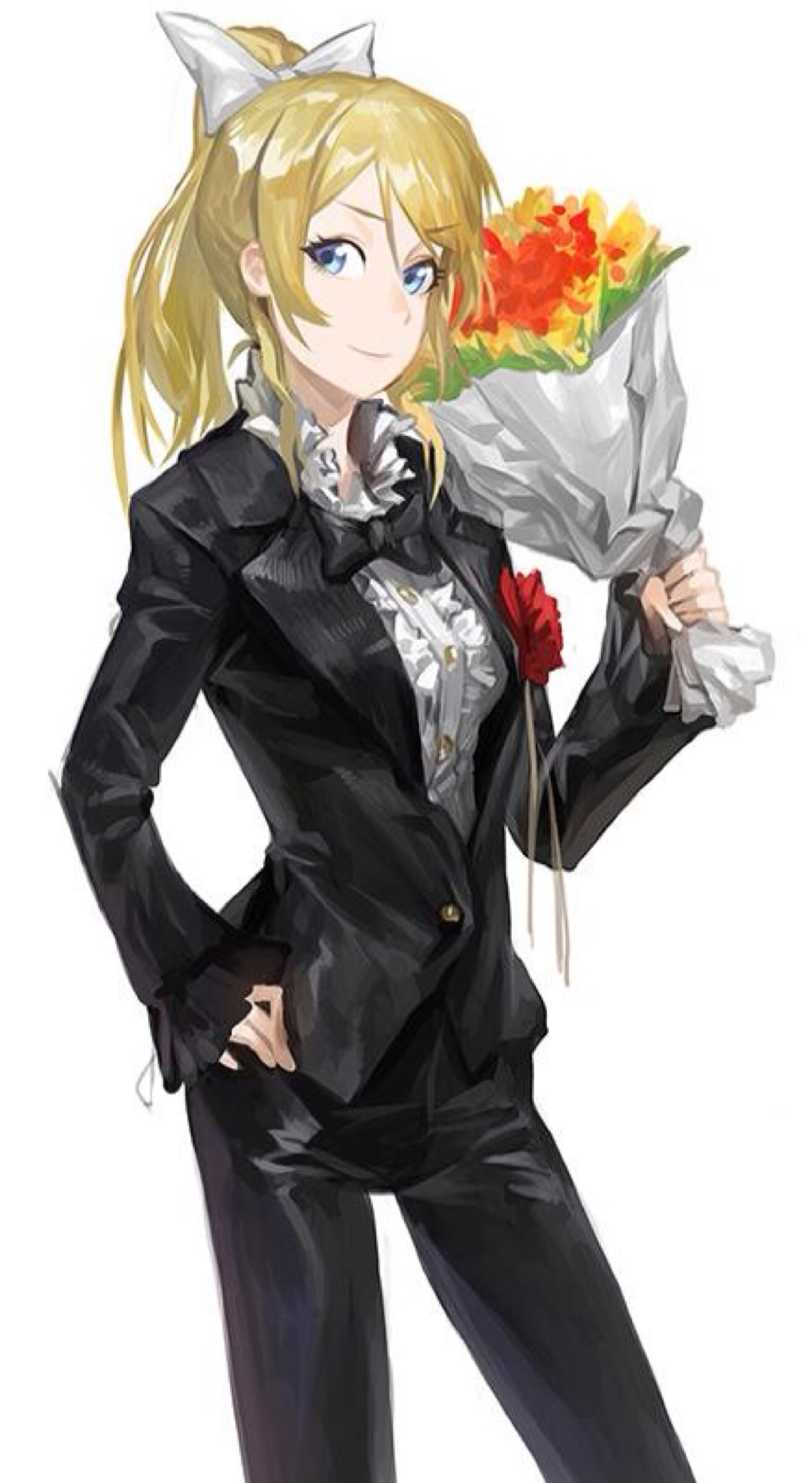 p站 二次元 新番 少女 西装 萌 手绘 lovelive! ll 头像 壁纸