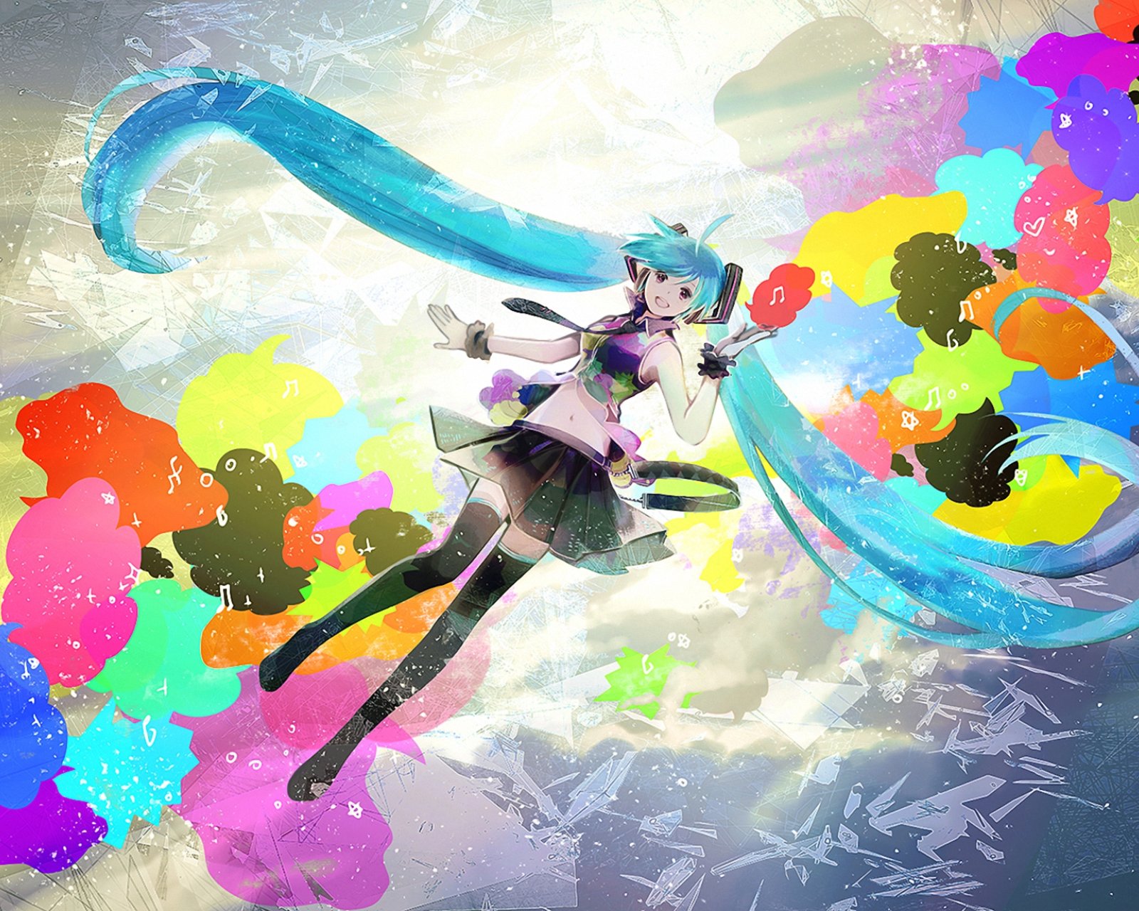 动漫 壁纸,二次元虚拟歌姬,v家初音