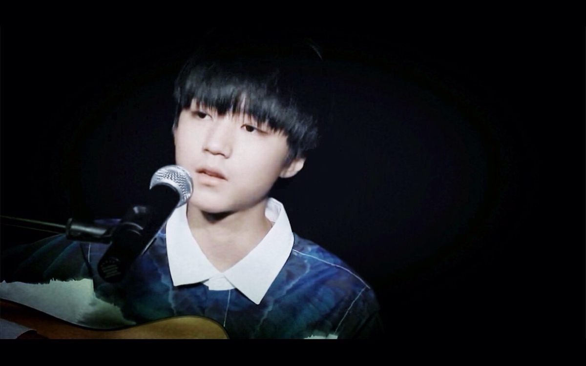 tfboys 王俊凯 cr.logo 吉他少年.安静.