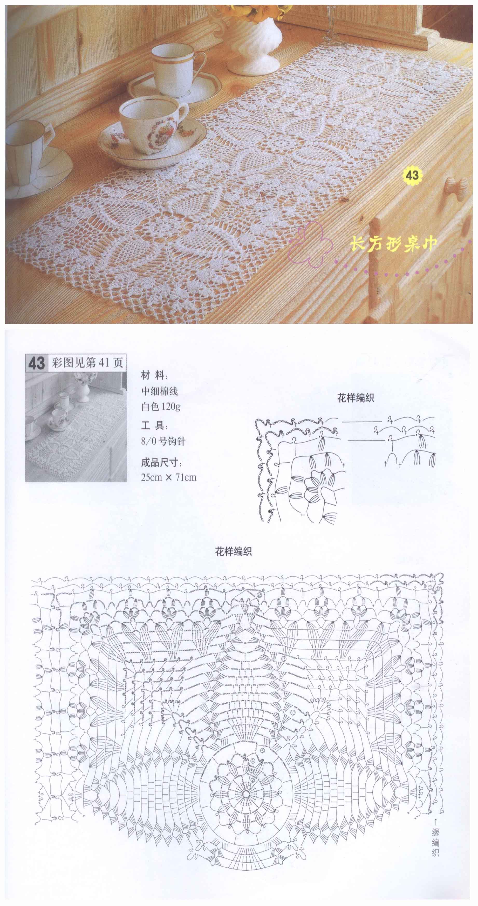 编织桌布详细教程图片