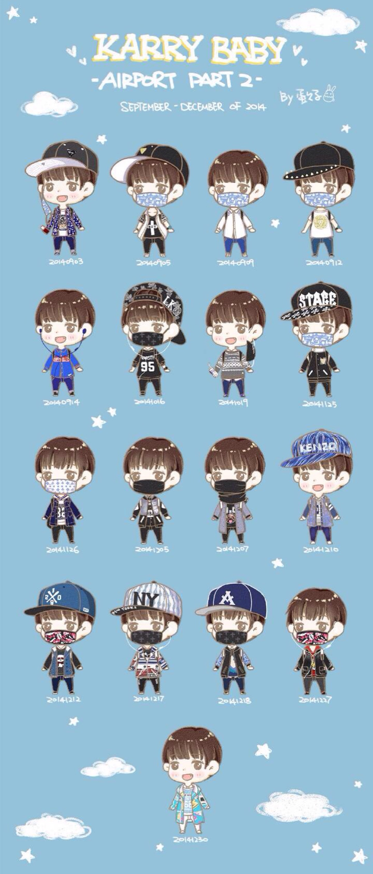 手绘图,重新整理了一下.「图片出处见水印」#王俊凯##tfboys王俊凯