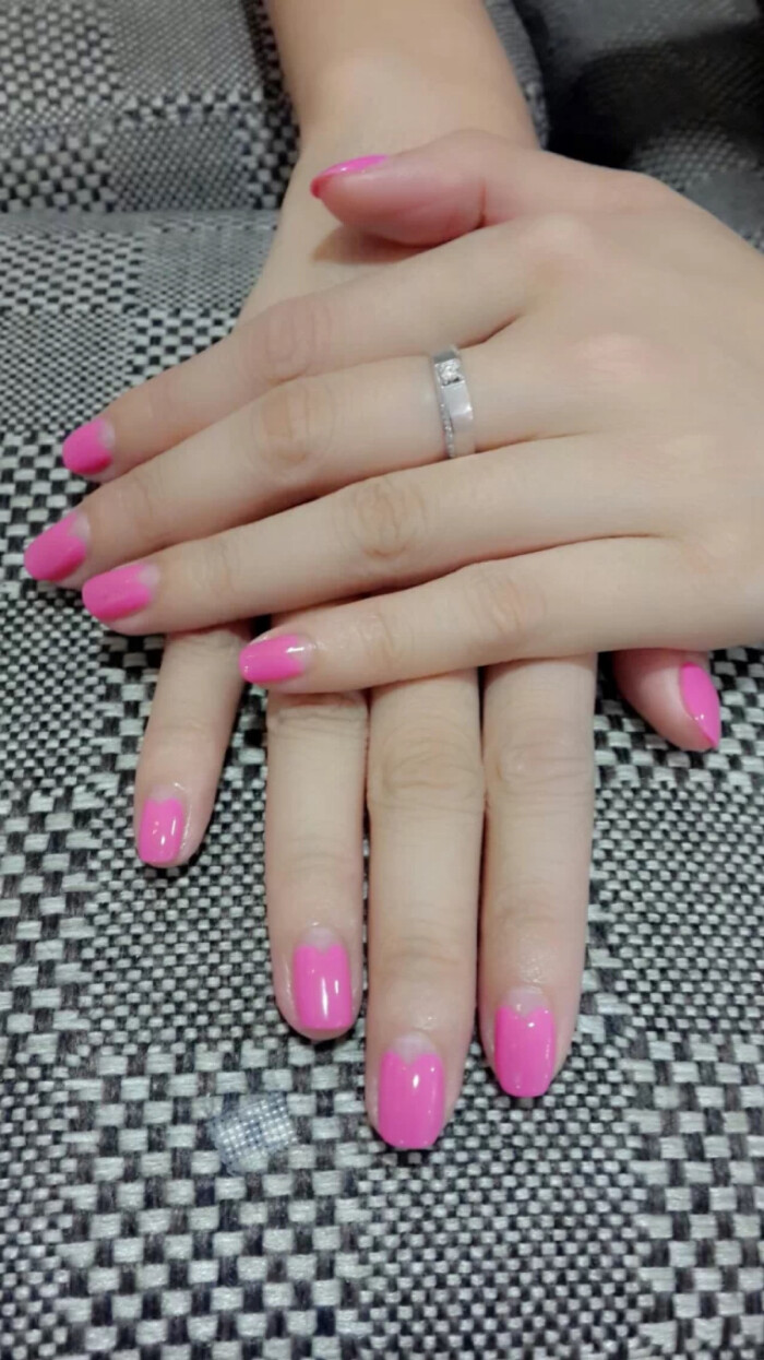 实拍美甲.