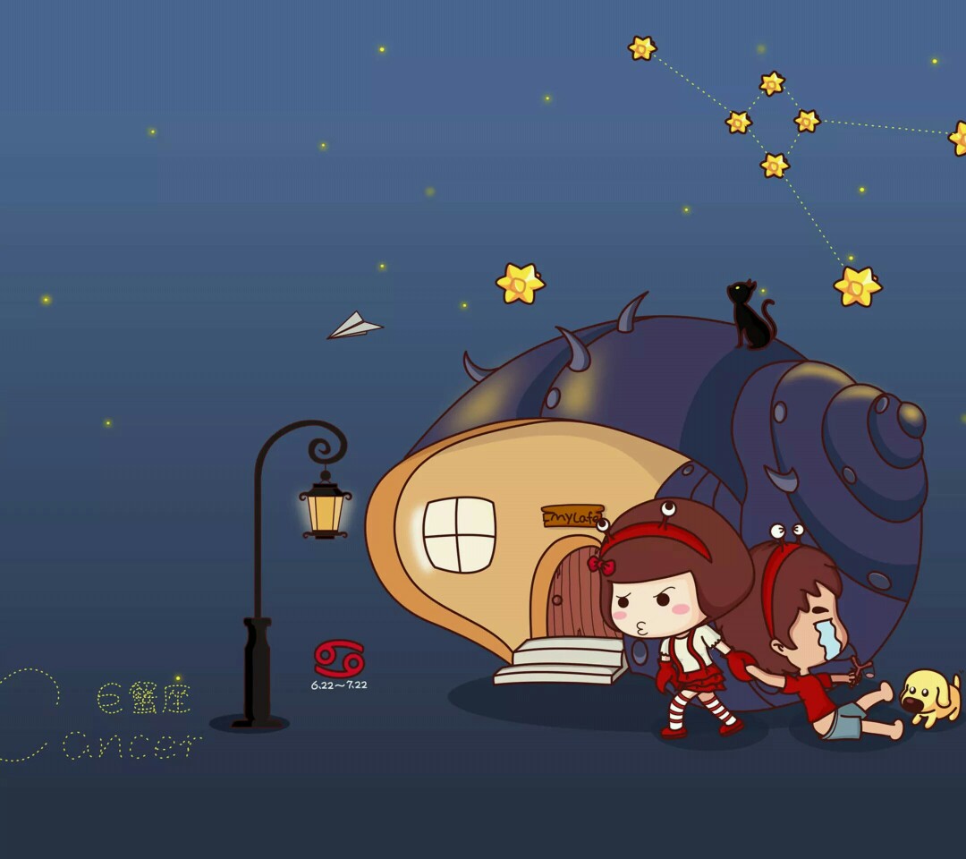 十二星座☆小希与阿树之巨蟹座2018年运气座8月9号水瓶图片