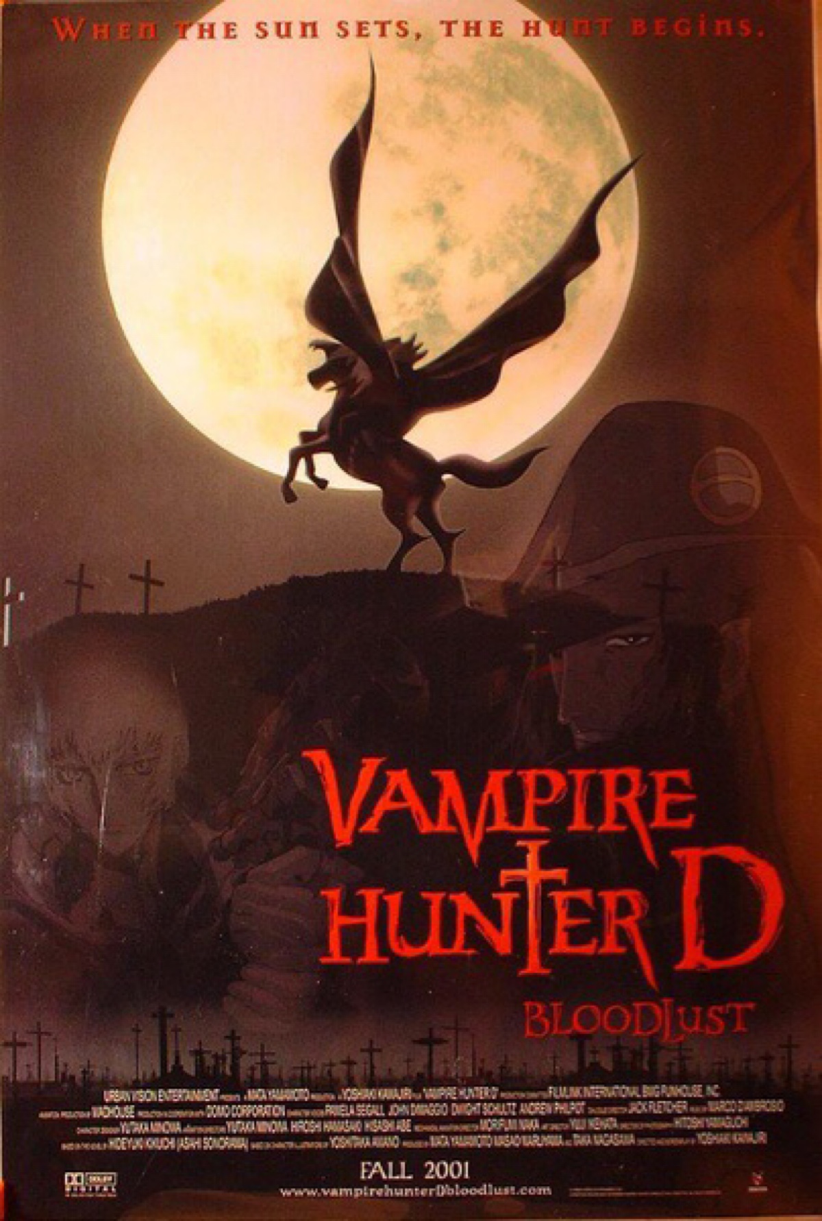 名】:吸血鬼猎人d 【外文名】:vampire hunter d: bloodlust(美国版)