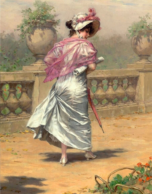 画出 美好生活(复古风格人物画)