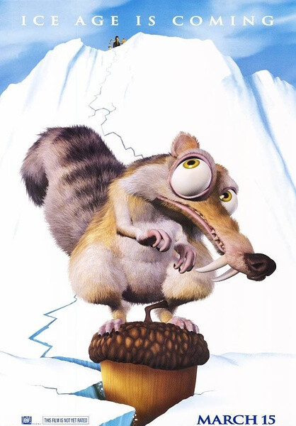 冰雪时代的松鼠图片