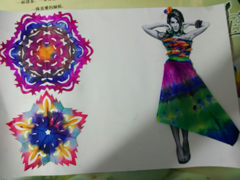 我的染纸作品