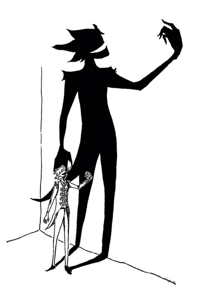 《i and the shadow》 我,一个人. 影子就好像是另一个我.