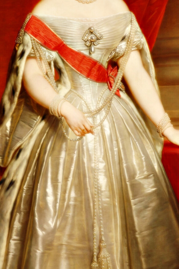 anna pavlovna detail.by nicaise de keyser(1849)
