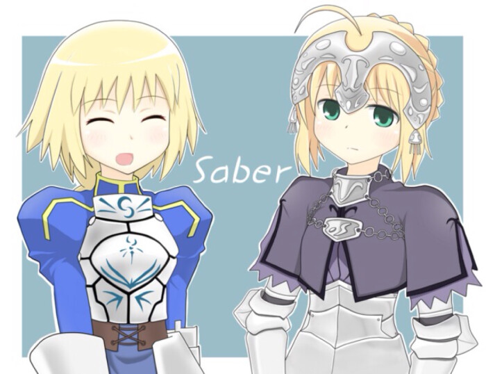 saber 吾王 阿尔托利亚 潘德拉贡 亚瑟王 骑士王 呆毛 命运之夜 fate