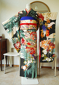 日本大正时期和服图片